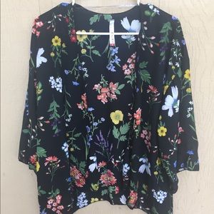 🌸Floral print kimono